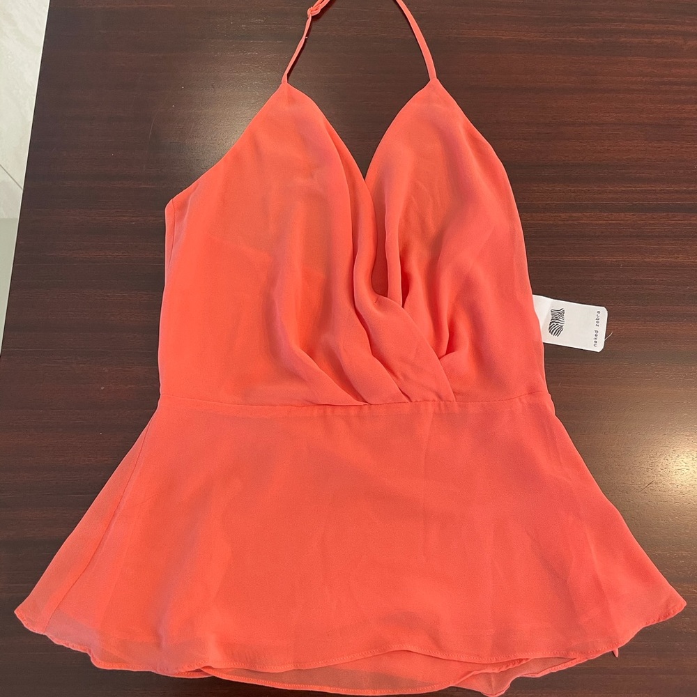 Naked Zebra Surplice Top
